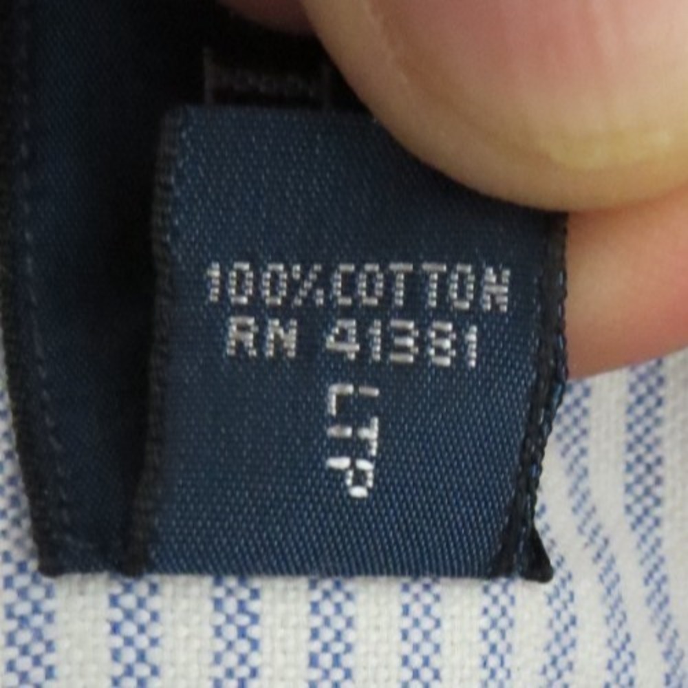Ralph Lauren XXL Blue Stripe Classic Fit Button Down Shirt Pony Logo - Picture 6 of 9